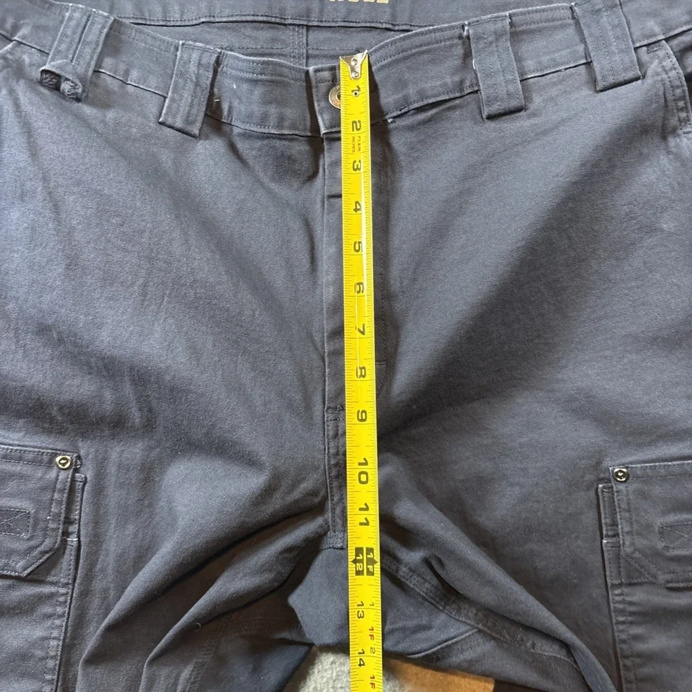 Duluth Trading Fire Flex Hose Navy Blue Cargo Men's 42x30 Canvas Pants Work